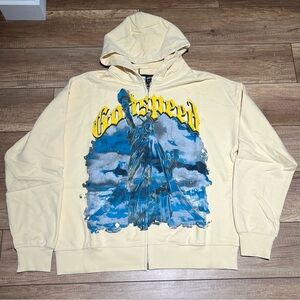 Godspeed Statue of Liberty Zip Up Hoodie
